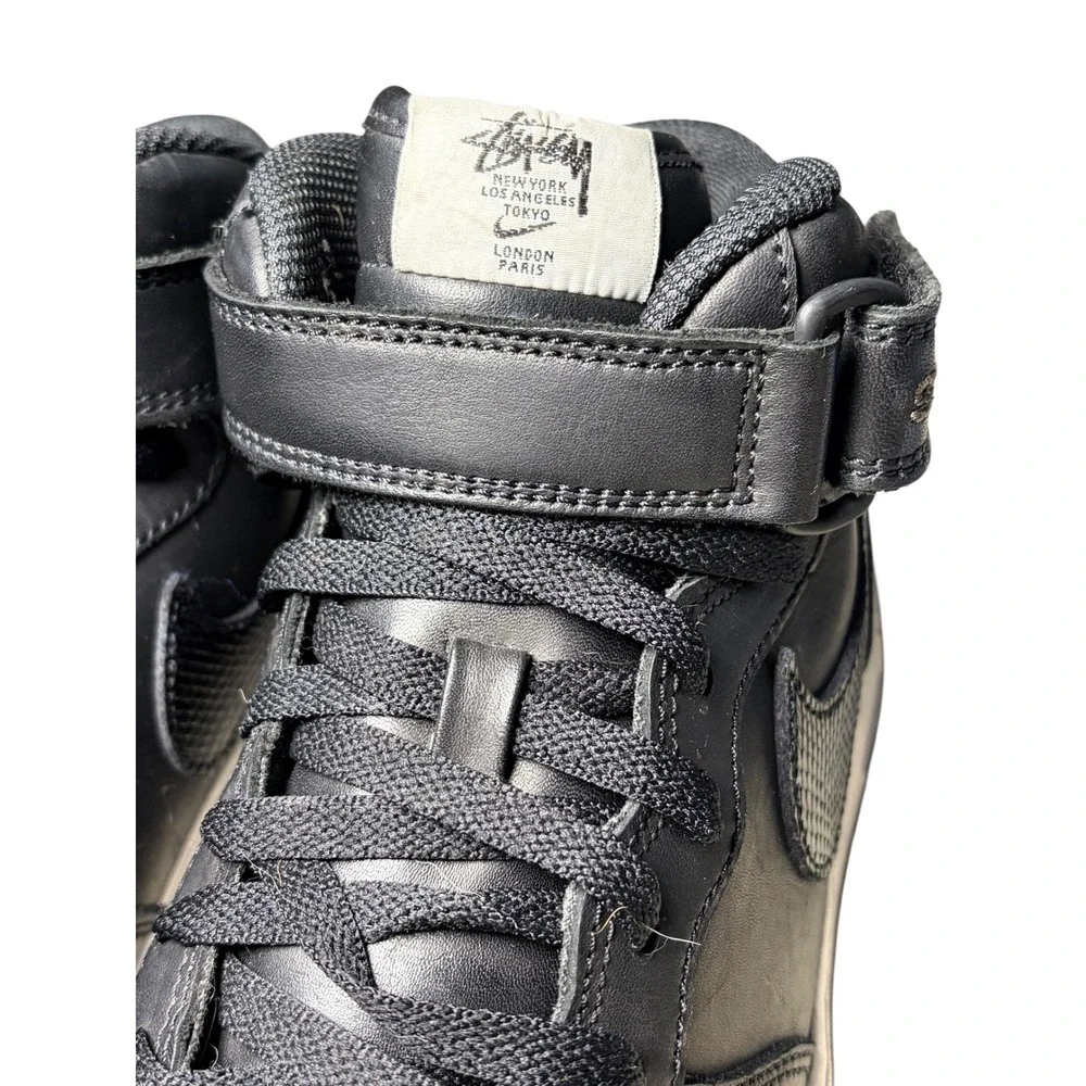 🔥GRAIL ALERT! Nike x Stüssy Air Force 1 Mid 'Black Snakeskin' 🐍👟
